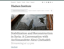 Tablet Screenshot of hudson.org