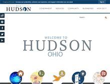 Tablet Screenshot of hudson.oh.us